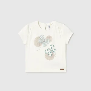 T-skjorte med sommerfuglprint