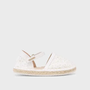 Espadrilles sandaler med blomster