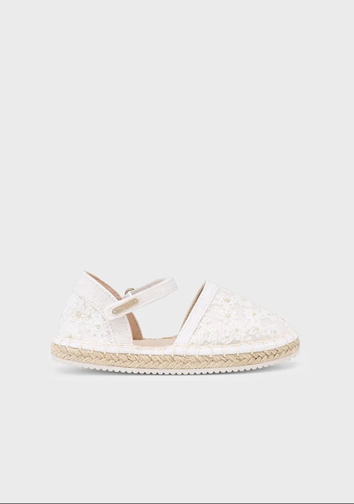 Espadrilles sandaler med blomster - Image 2