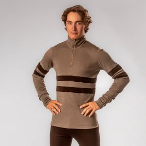 Zip Polo Merino – Kleveland 210 Herre