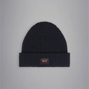 Ribbed wool beanie
