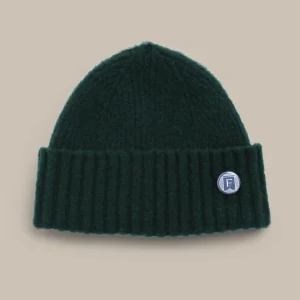 Fishtail Shaggy Beanie - Bottle Green