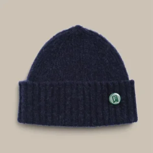 Fishtail Shaggy Beanie - Navy