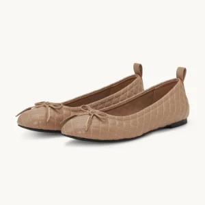 Quilted Ballerina - Clay Black