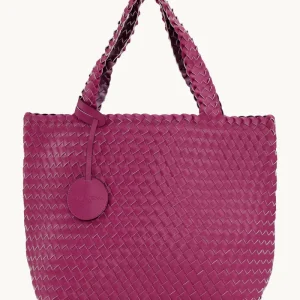 Tote Bag Flettet - Magenta Haze Magenta Haze Metallic