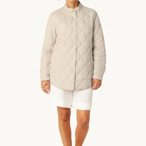 Quilted Shirt Jacket - Light Camel