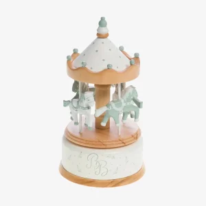 Karusell beige/grønn pastell