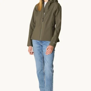 Short Softshell Raincoat - Army