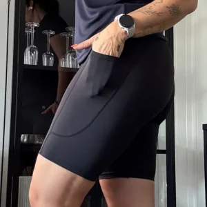 She Did Biker Shorts Svart