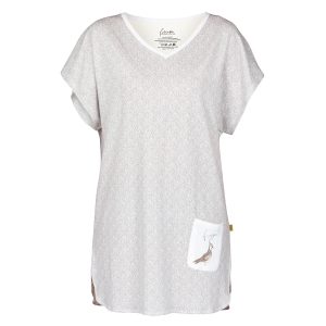 Nattskjorte til dame – Andrea – Fnugg – Beige