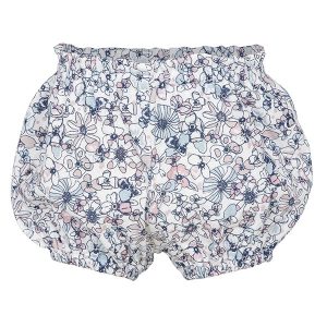 MIKA romper i mønster “Blomstereng” – rosa