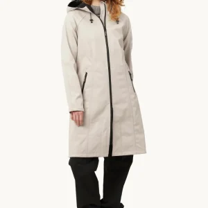 Long Softshell Raincoat - Chateau Gray