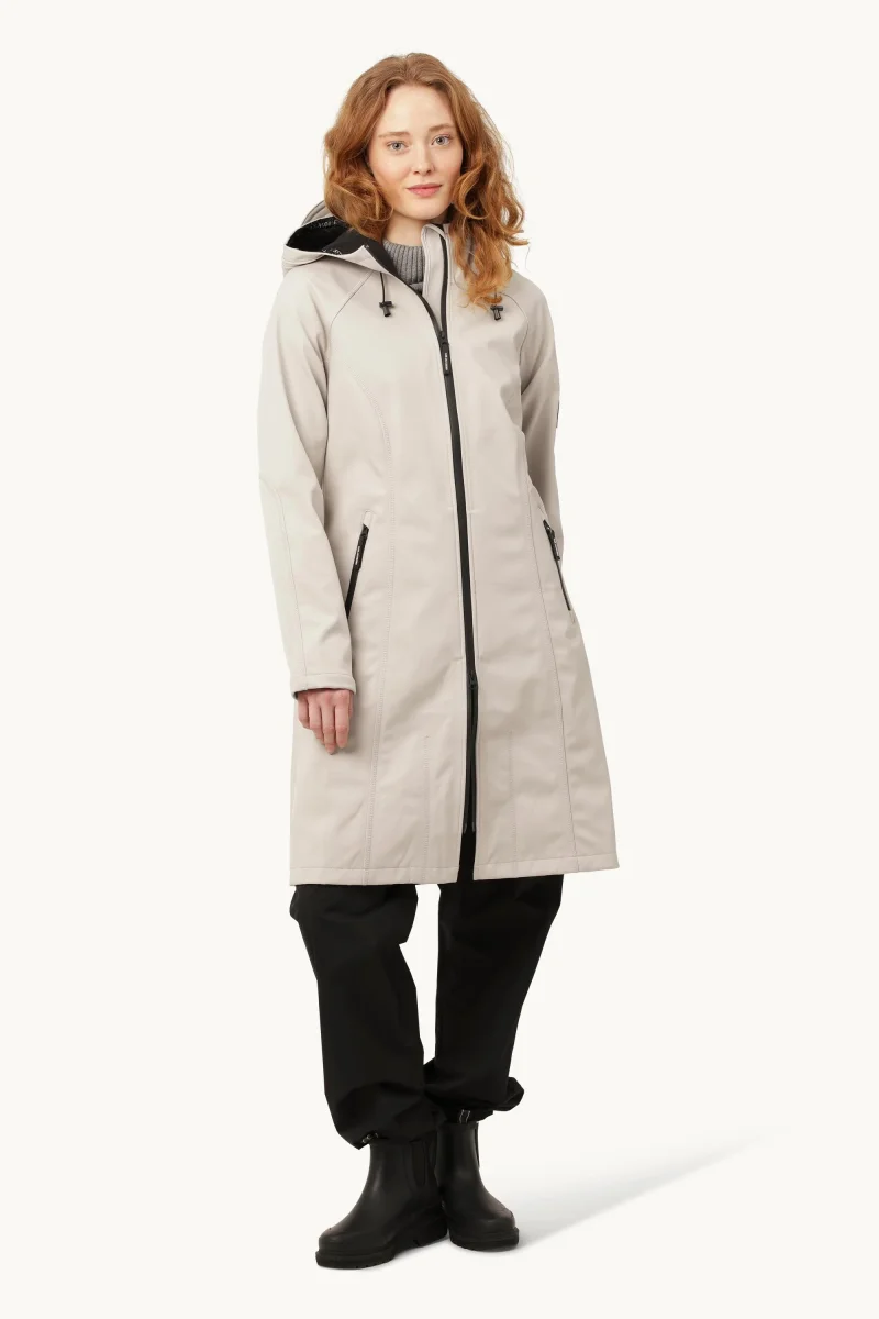 Long Softshell Raincoat - Chateau Gray - Image 2