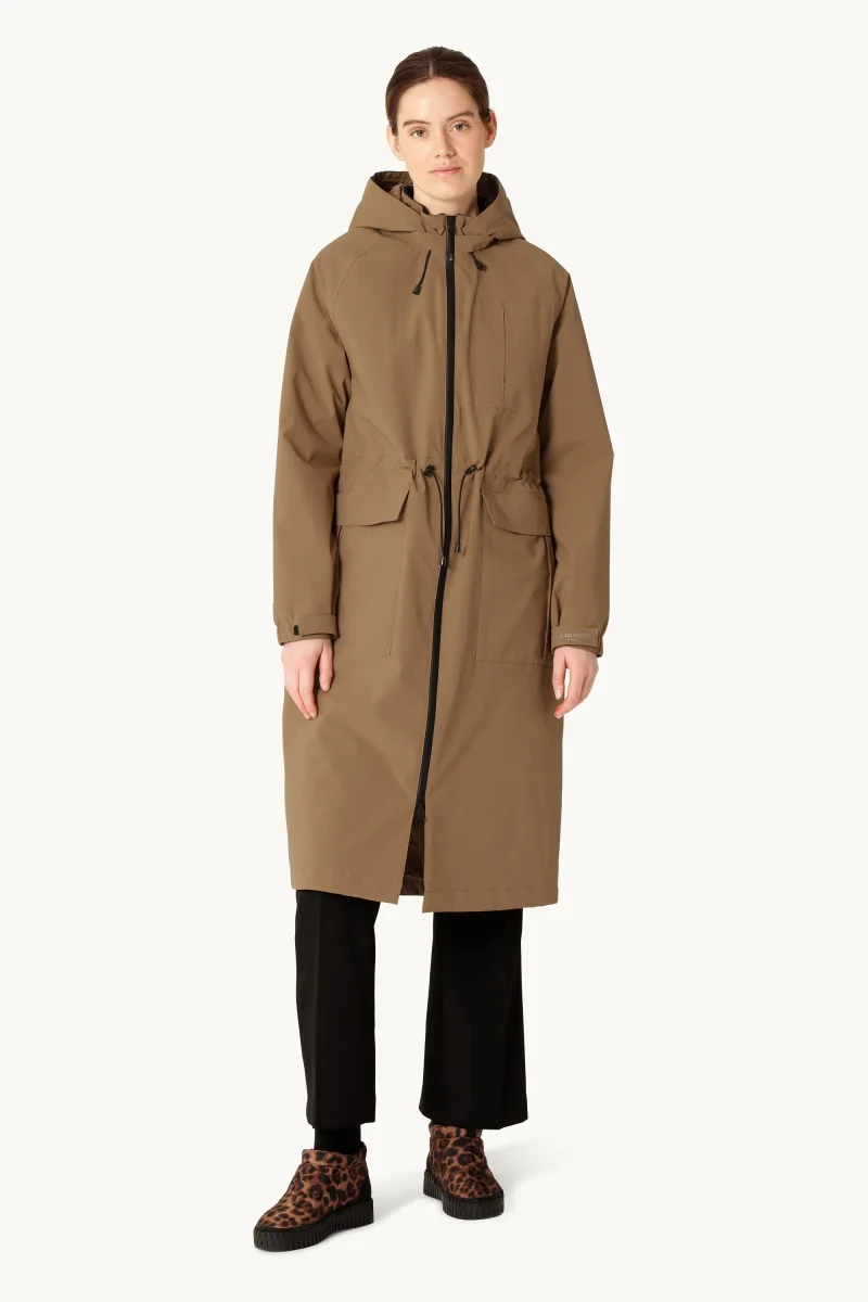 Long Winter Coat - Mocca - Image 2