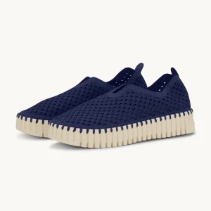 Platform Tulip Sko - Dark Indigo