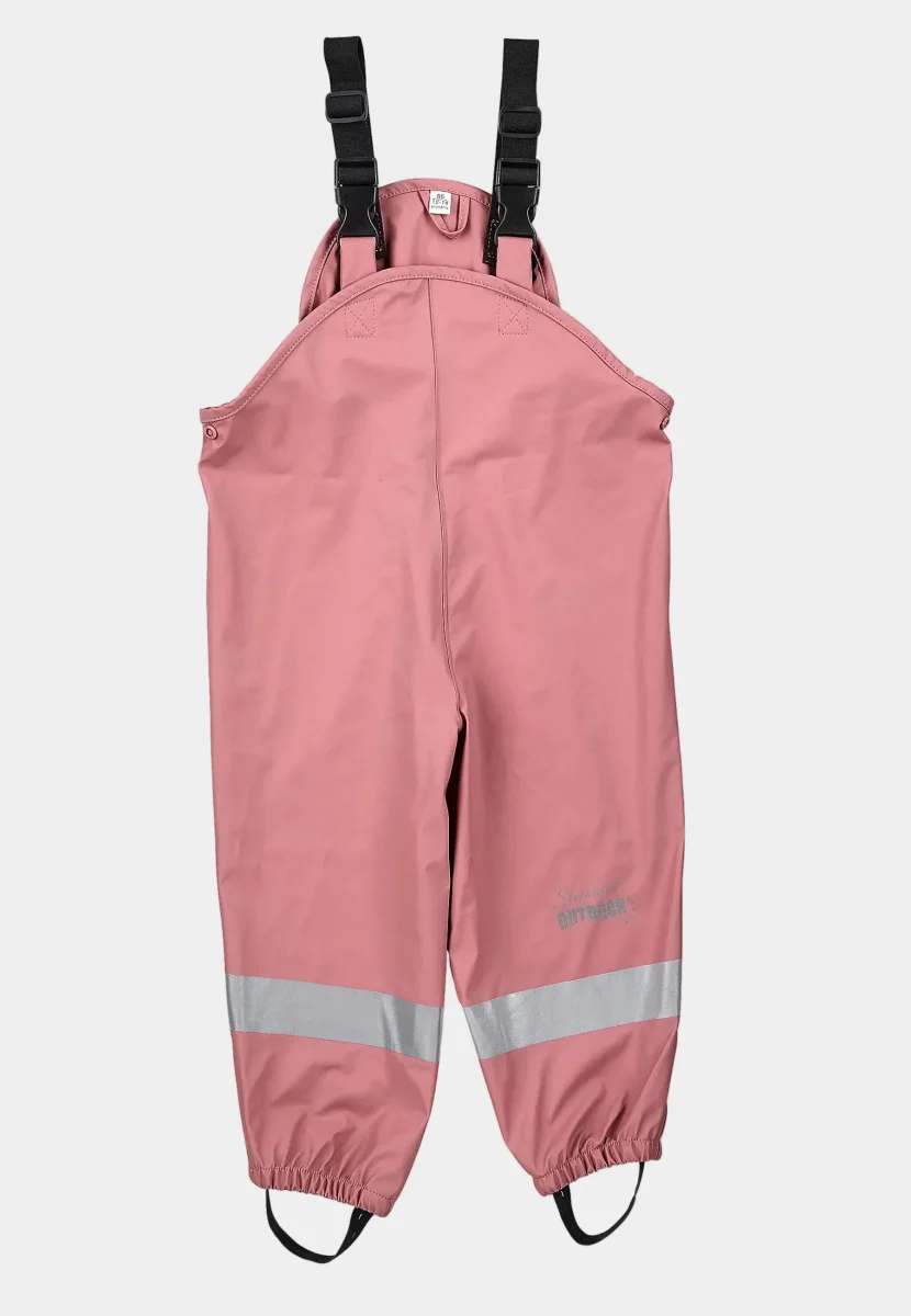 Regnbukse med fór Rose