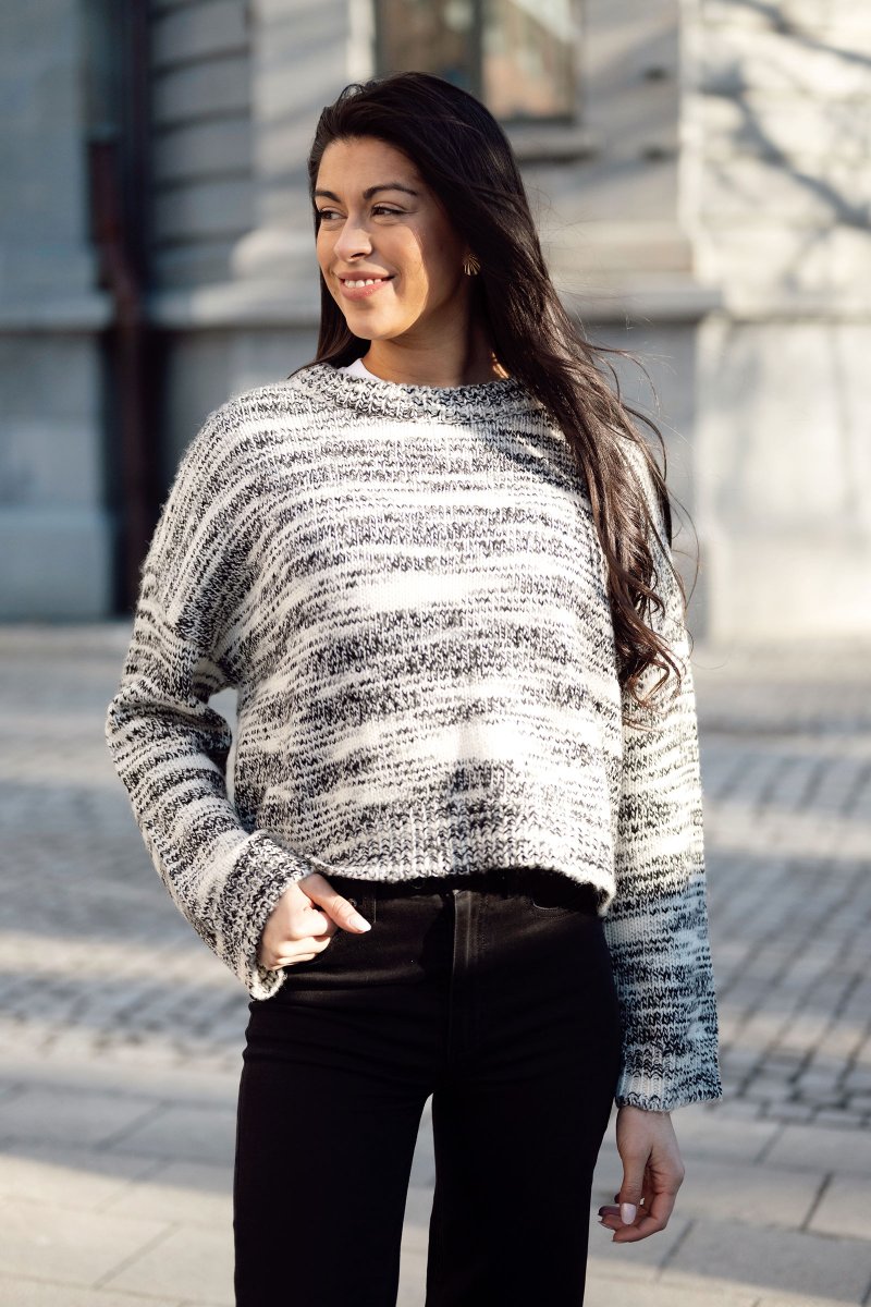 Annasol Pullover, V Ice/Black - Image 3