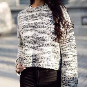 Annasol Pullover, V Ice/Black