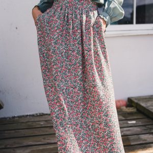Astrid HW Skirt, Chinios Green Flower