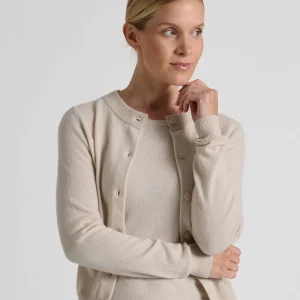 Kashmircardigan "Ingrid" - cream