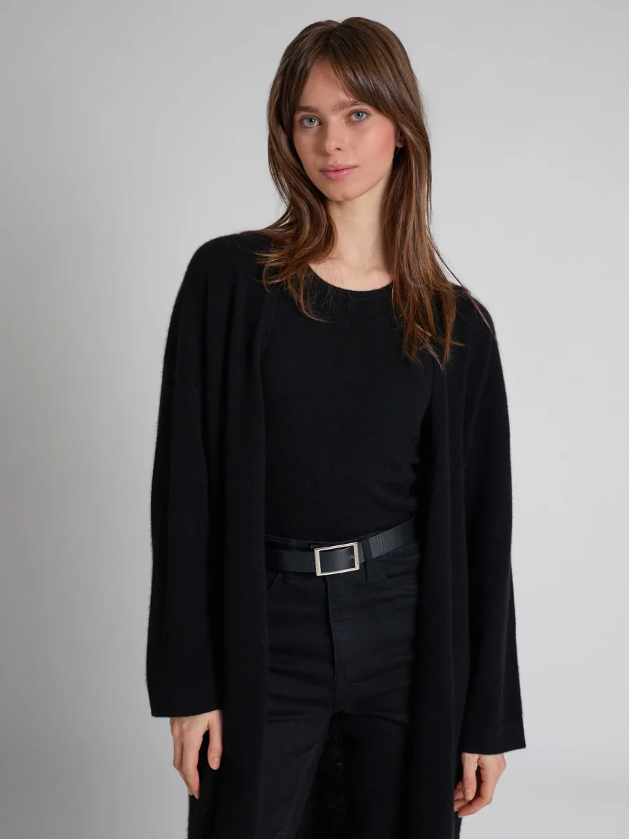 Kashmircardigan "Magni" - Sort - Image 6