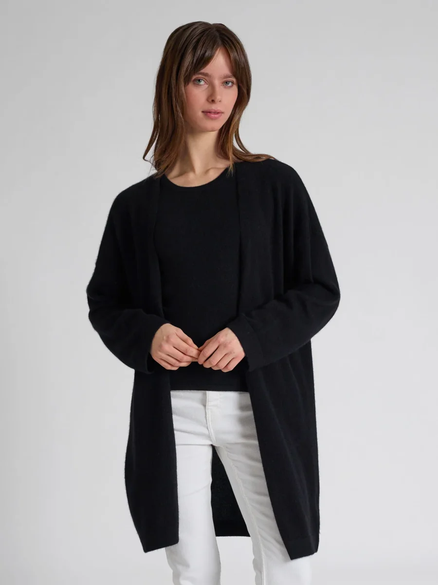 Kashmircardigan "Magni" - Sort - Image 5