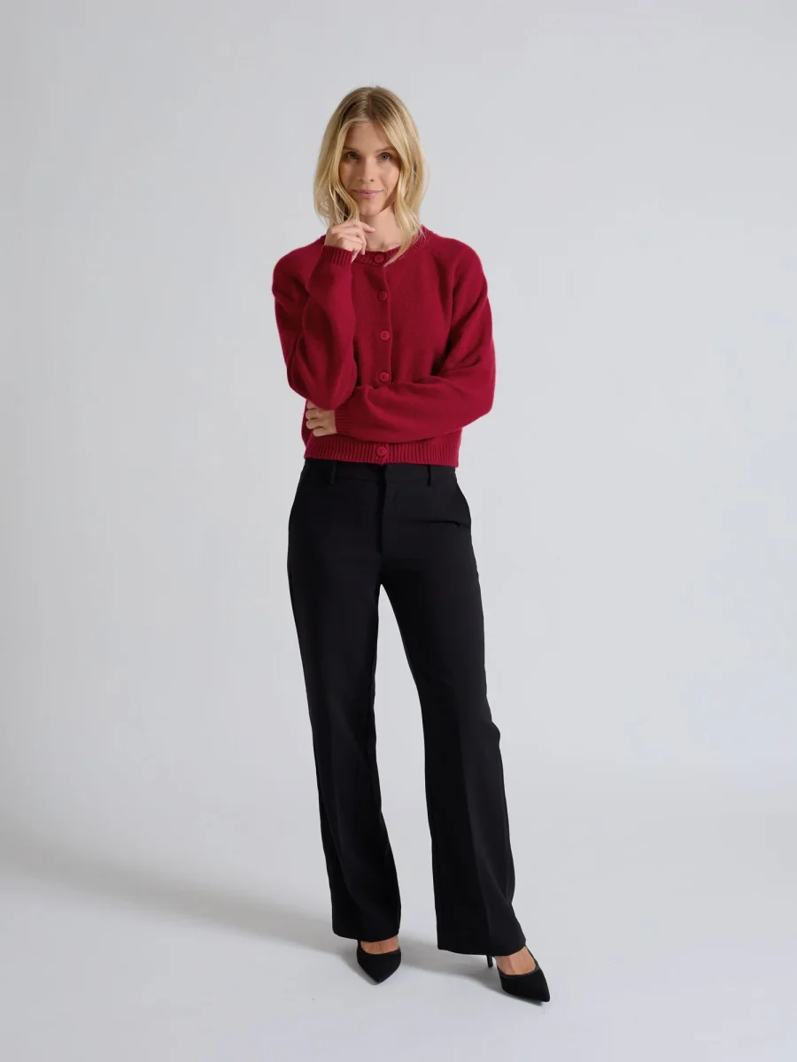 Kashmircardigan "Randi" - Aroma red - Image 8
