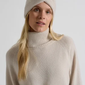 Pannebånd i kashmir "Freya" - cream