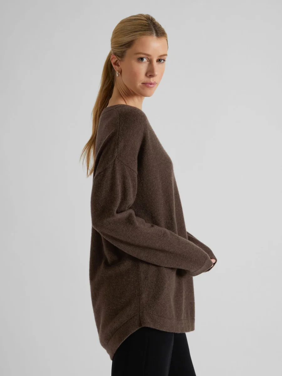 Kashmirgenser "Alva" - dark brown - Image 8