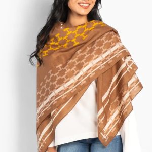 Dora Scarf, Mocha Mousse