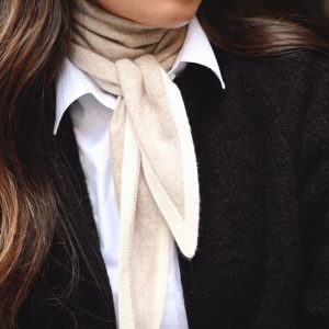 Duo Triangle Scarf, Sand