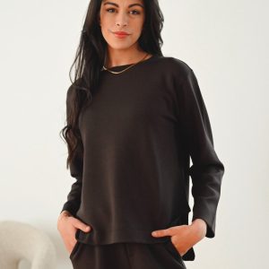 Gincent IW Sweatshirt, Chocolate Brown