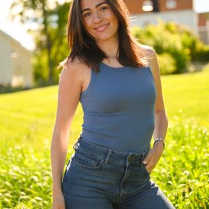 Gubbe Rasmia SL Top, Vintage Indigo