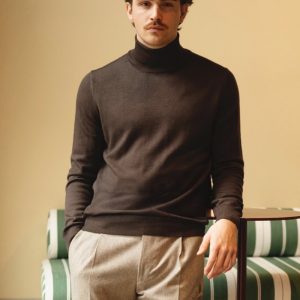 Turtleneck, Mørk Brun