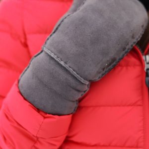 Luxury Mittens, Grey