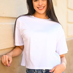 Moa Melea Tee, Bright White