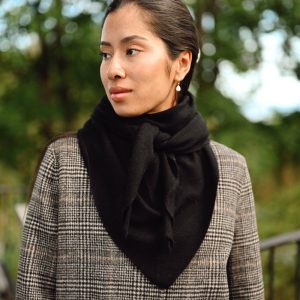 Ronja Cashmere Scarf, Black