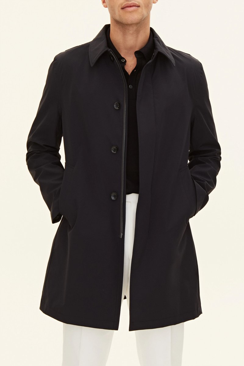 Car Coat, Dark Blue - Image 3