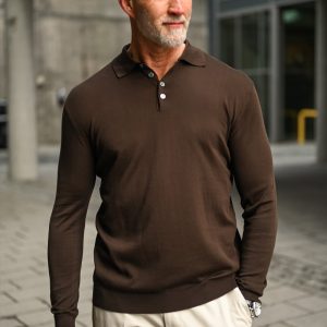 Polo Cotone, Mørk Brun