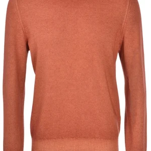 Ribbed Details Vintage Crew Neck