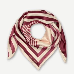 Saelli Scarf, Zinfandel Stripes