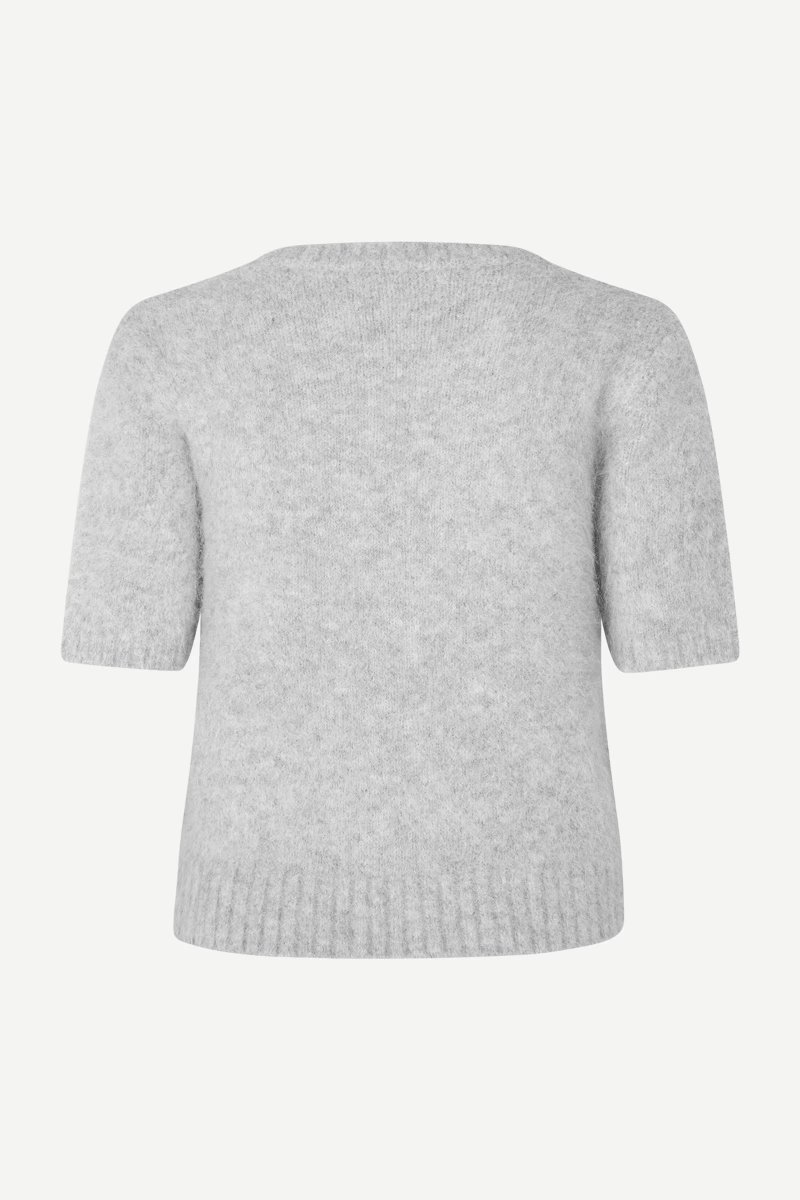 Sajeanne Top 15425, Light Grey Melange - Image 9