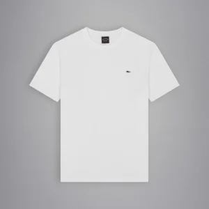Shark badge cotton jersey