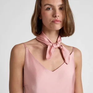 Silkeskjerf "Anemone" - Dusty rose