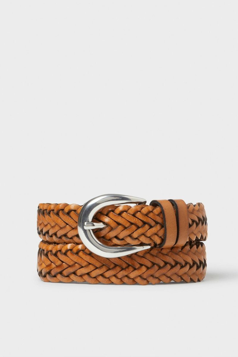 Sofia Braided Belt, Brun - Image 5