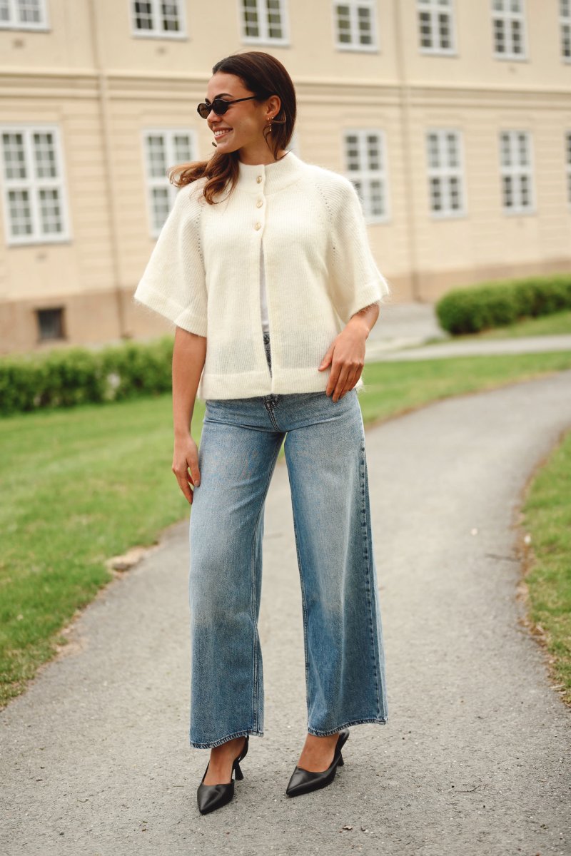 Vilanie Cardigan, Ecru - Image 6