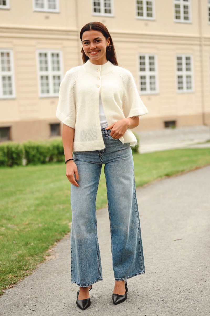Vilanie Cardigan, Ecru - Image 5