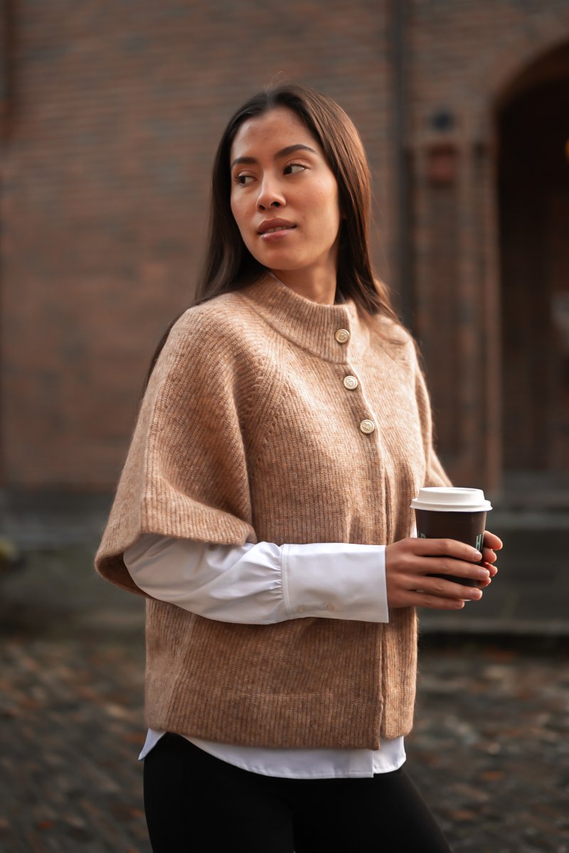 Vilanie Cardigan, Salty Caramel - Image 8